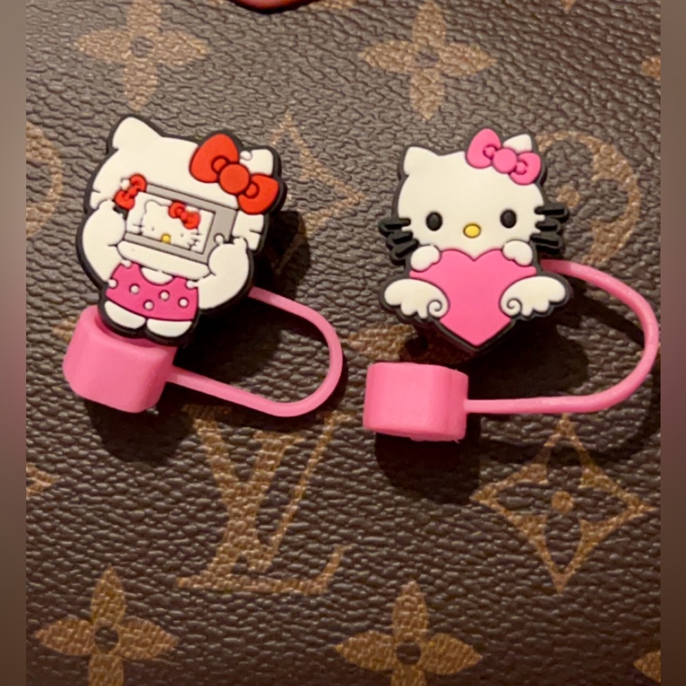 Hello kitty straw covers